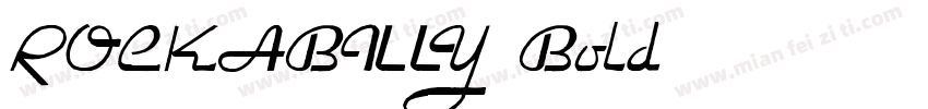 ROCKABILLY Bold字体转换